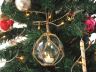 LED Lighted Clear Japanese Glass Ball Fishing Float with Brown Netting Christmas Tree Ornament 4 - 10