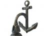 Rustic Gold Cast Iron Wall Hanging Anchor Bell 8 - 3