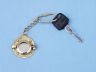 Solid Brass Porthole Mirror Key Chain 5 - 1