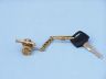 Solid Brass Cannon Key Chain 5 - 1