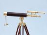 Floor Standing Brass-Leather Griffith Astro Telescope 50 - 1