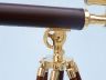 Floor Standing Brass-Leather Griffith Astro Telescope 50 - 2