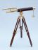 Floor Standing Brass-Leather Griffith Astro Telescope 50 - 5
