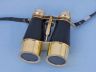 Admirals Brass Binoculars with Leather Case 6 - 7