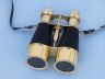 Admirals Brass Binoculars with Leather Case 6 - 4
