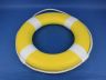 Yellow Painted Decorative Lifering with White Bands 15 - 3