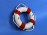Classic White Decorative Anchor Lifering With Red Bands 6 - 1