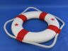 Classic White Decorative Lifering with Red Bands 10 - 6
