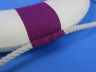 Classic White Decorative Lifering with Purple Bands 15 - 2