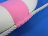 Classic White Decorative Lifering with Pink Bands 20 - 2