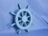 Light Blue Decorative Ship Wheel with Starfish 12 - 3