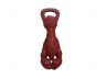 Rustic Red Whitewashed Cast Iron Lobster Bottle Opener 6 - 1
