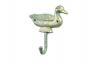 Antique Seaworn Bronze Cast Iron Mallard Duck Wall Hook 6 - 2