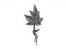 Cast Iron Maple Tree Leaves Decorative Metal Tree Branch Hooks 6.5 - 4