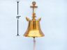 Brass Plated Hanging Anchor Bell 12 - 1