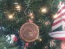 Antique Brass RMS Titanic White Star Pocket Compass Christmas Ornament 3  - 2