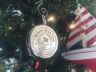 Chrome RMS Titanic White Star Pocket Compass Christmas Ornament 3  - 2