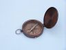 Antique Copper Gentlemens Compass With Rosewood Box 4 - 1