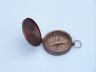 Antique Copper Gentlemens Compass With Rosewood Box 4 - 5