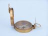 Antique Brass Clinometer Compass with Rosewood Box 4 - 6