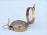 Antique Brass Clinometer Compass with Rosewood Box 4 - 7