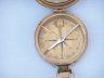 Antique Brass Clinometer Compass with Rosewood Box 4 - 8