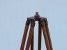 Floor Standing Bronzed With Leather Harbor Master Telescope 60 - 10