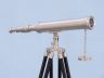 Floor Standing Brushed Nickel Harbor Master Telescope 50 - 2
