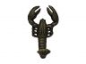 Rustic Gold Cast Iron Wall Mounted Lobster Hook 5 - 5