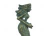 Antique Bronze Cast Iron Decorative Mermaid Hook 6 - 1