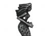 Antique Silver Cast Iron Decorative Mermaid Hook 6 - 1