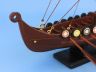 Wooden Viking Drakkar with Embroidered Serpent Limited Model Boat 14 - 13
