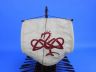 Wooden Viking Drakkar with Embroidered Serpent Limited Model Boat 14 - 16