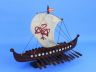 Wooden Viking Drakkar with Embroidered Serpent Limited Model Boat 14 - 3