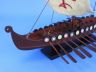 Wooden Viking Drakkar with Embroidered Serpent Limited Model Boat 14 - 7