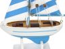 Wooden Anchors Aweigh Model Sailboat Christmas Tree Ornament - 1