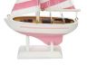 Wooden Pretty in Pink Model Sailboat 9 - 3
