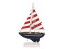 Wooden Nautical Delight Model Sailboat Christmas Tree Ornament - 4