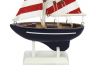 Wooden Nautical Delight Model Sailboat Christmas Tree Ornament - 7