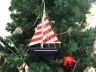 Wooden Nautical Delight Model Sailboat Christmas Tree Ornament - 2