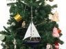 Wooden Gone Sailing Model Sailboat Christmas Tree Ornament - 7