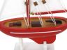 Wooden Compass Rose Model Sailboat Christmas Tree Ornament - 1