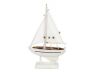 Wooden Seas the Day Model Sailboat Christmas Tree Ornament - 4