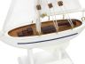 Wooden Seas the Day Model Sailboat Christmas Tree Ornament - 1