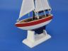 Wooden USA Sailboat Model Christmas Tree Ornament 9 - 3