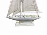 Wooden Rustic Whitewashed Pacific Sailer Model Sailboat Decoration 17 - 2