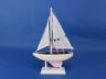 Wooden Pink Pacific Sailer Model Sailboat Decoration 9 - 2