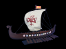 Wooden Viking Drakkar with Embroidered Serpent Model Boat Limited 24 - 2