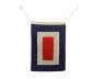 Letter W Cloth Nautical Alphabet Flag Decoration 20 - 3