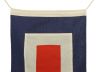Letter W Cloth Nautical Alphabet Flag Decoration 20 - 6